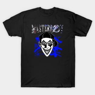 MASTERBOY - dance music 90s blue graffiti T-Shirt